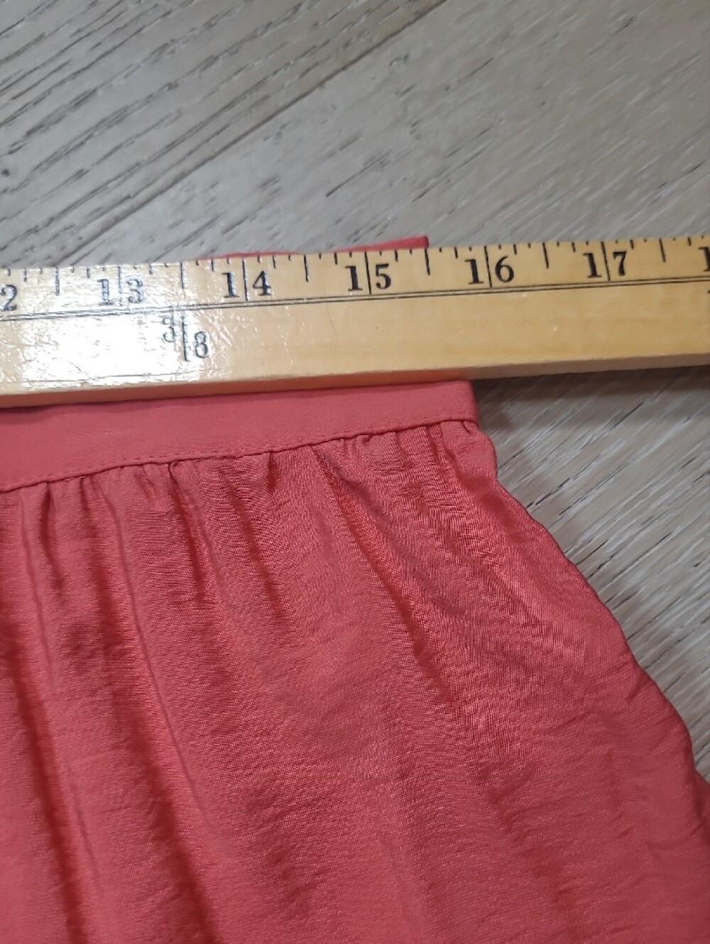 EUC LC Lauren Conrad Skirt Women's sz M Orange Tiered Ruffled Long Skirt - Picture 7 of 12